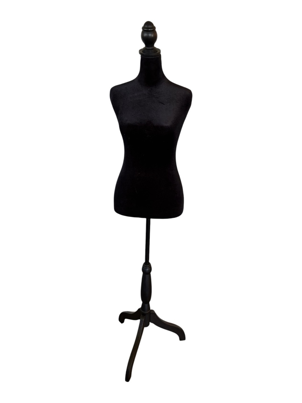 Adult Female Black Tailor's Dress Form Mannequin